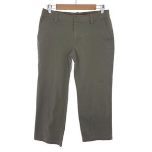 Tommy Bahama Solid Olive Green Cropped Womens Size 6